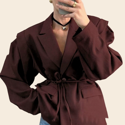 Fiene | Belted Blazer