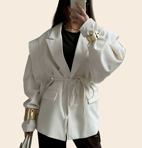 Fiene | Belted Blazer