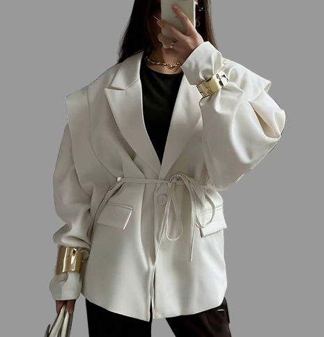 Fiene | Belted Blazer