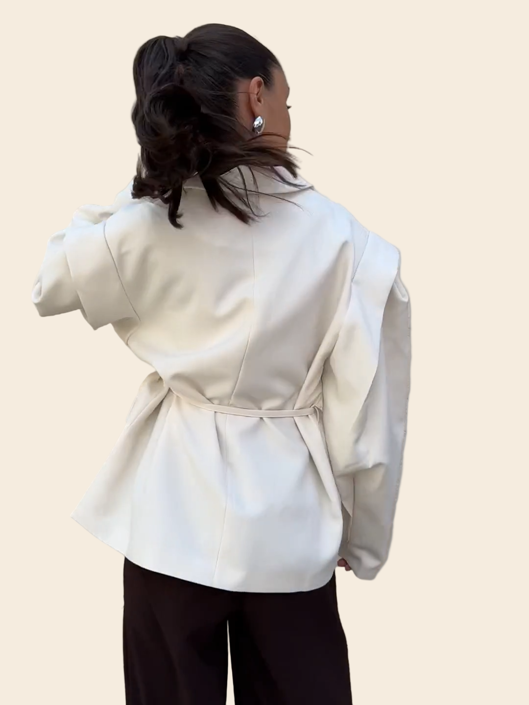 Fiene | Belted Blazer